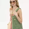 Sac cabas Summer Banana en raphia