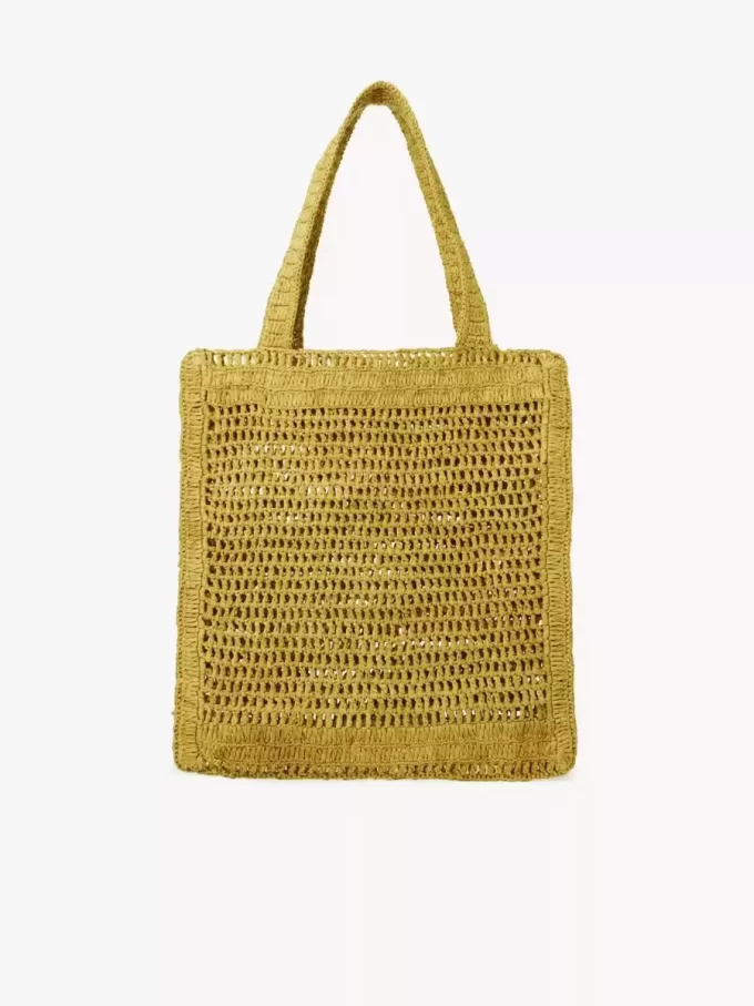 Sac cabas Summer Banana en raphia