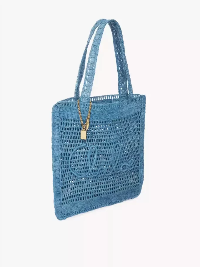 Sac cabas Summer Banana en raphia
