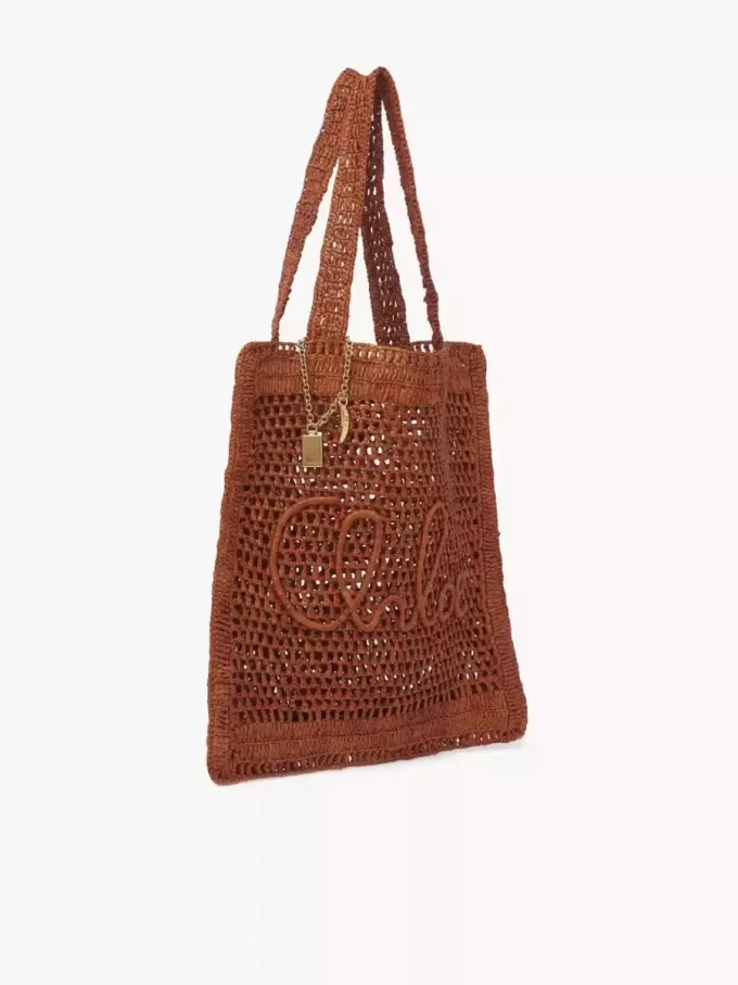 Sac cabas Summer Banana en raphia