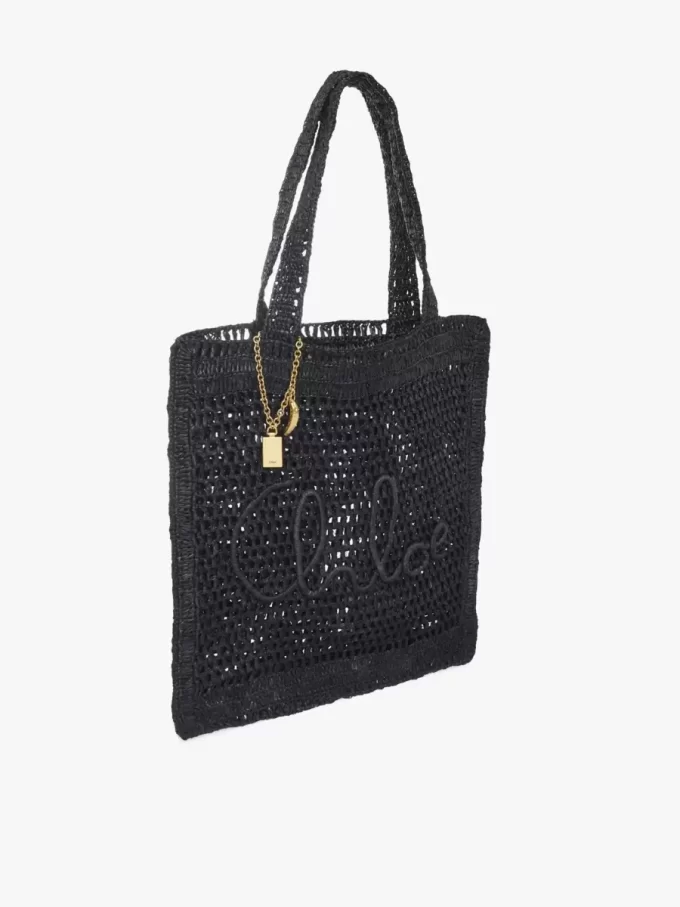 Sac cabas Summer Banana en raphia