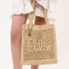 Sac cabas Summer Banana en raphia Sac cabas Summer Banana en raphia