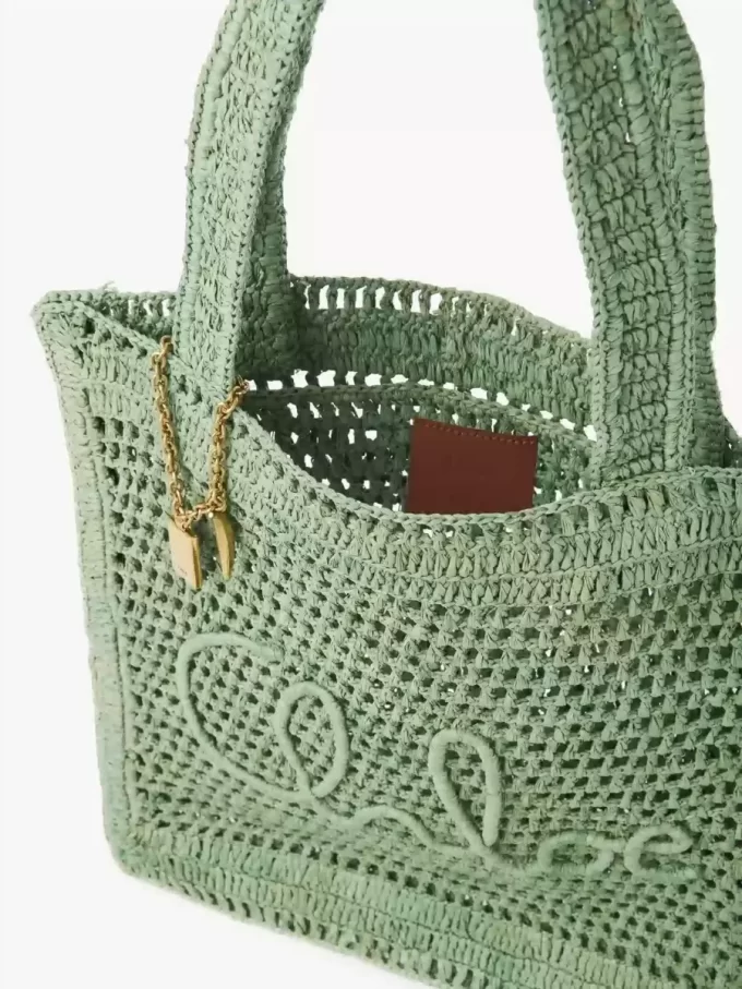 Sac cabas Summer Banana en raphia