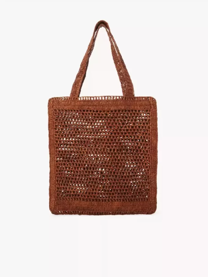 Sac cabas Summer Banana en raphia