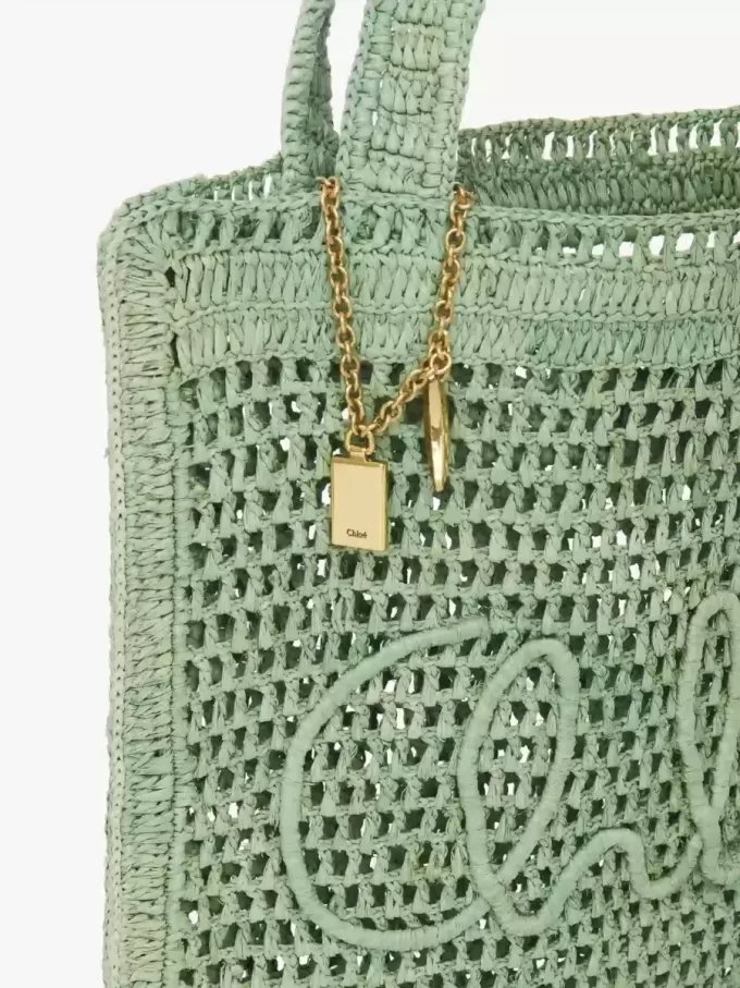 Sac cabas Summer Banana en raphia