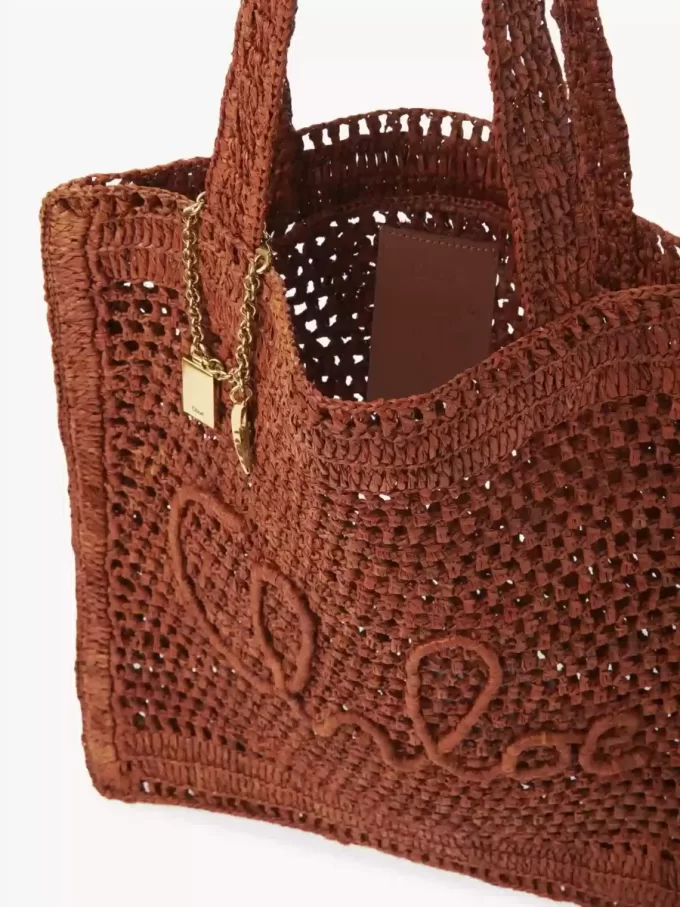 Sac cabas Summer Banana en raphia