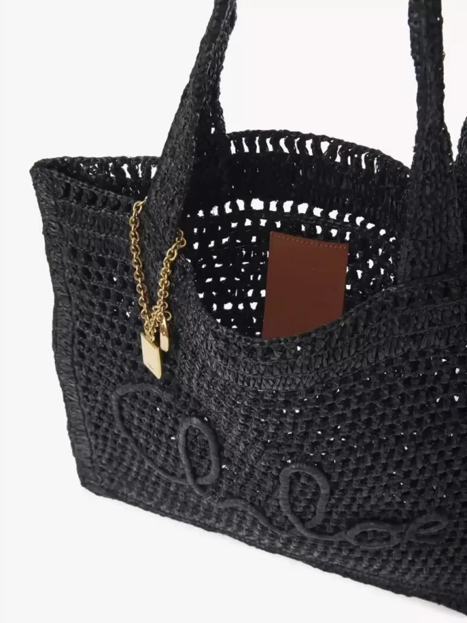 Sac cabas Summer Banana en raphia