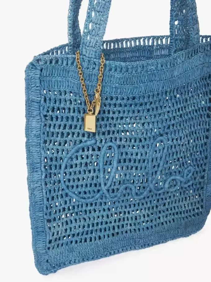 Sac cabas Summer Banana en raphia