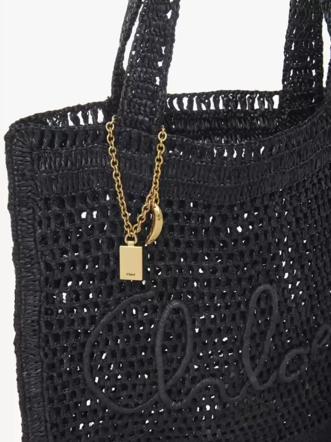 Sac cabas Summer Banana en raphia