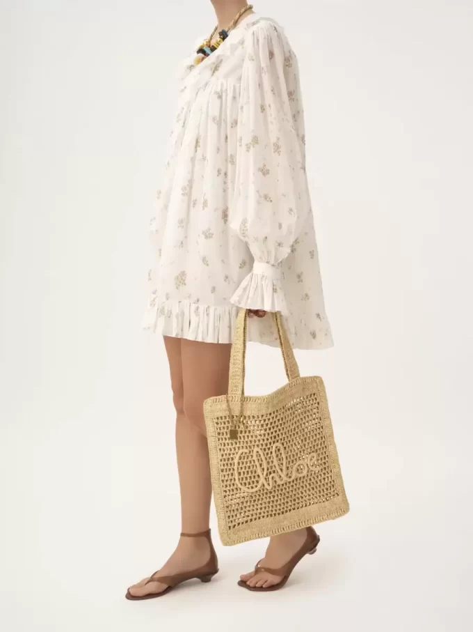 Sac cabas Summer Banana en raphia Sac cabas Summer Banana en raphia