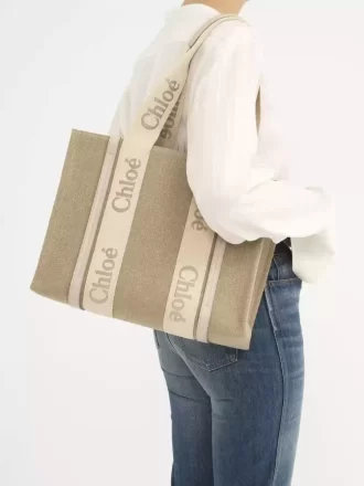 Sac cabas Woody en lin Sac cabas Woody en lin