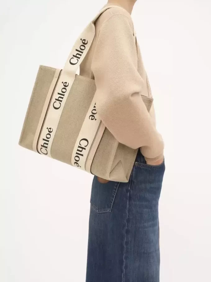Sac cabas Woody en lin Sac cabas Woody en lin