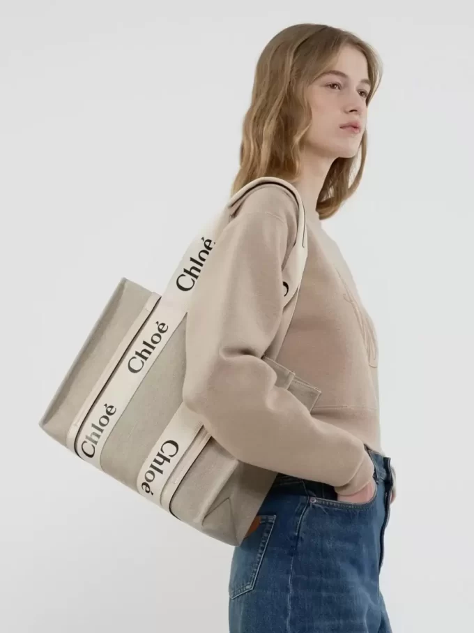Sac cabas Woody en lin Sac cabas Woody en lin