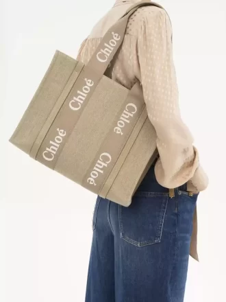 sac cabas woody en lin et cuir 2 1 330x440 - Sac cabas Woody en lin et cuir