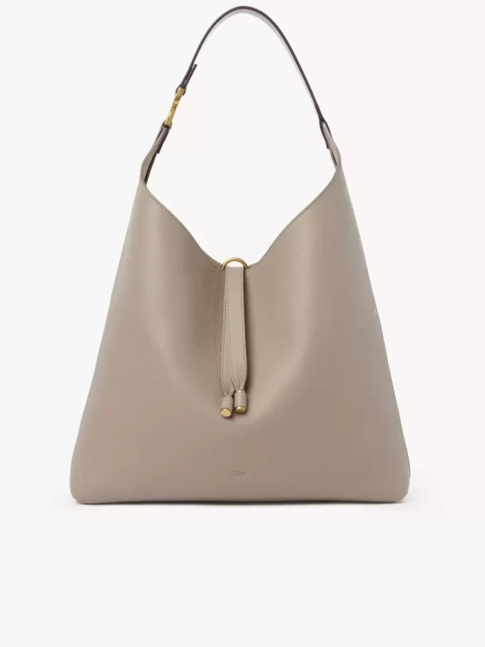 Sac hobo Marcie en cuir grainé