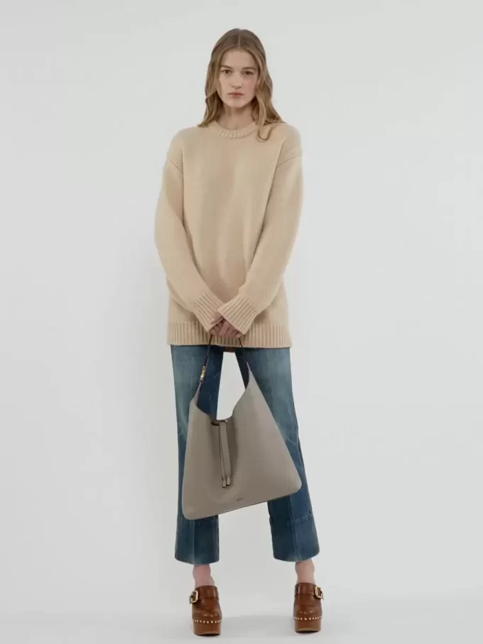 Sac hobo Marcie en cuir grainé