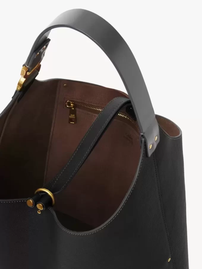 Sac hobo Marcie en cuir grainé