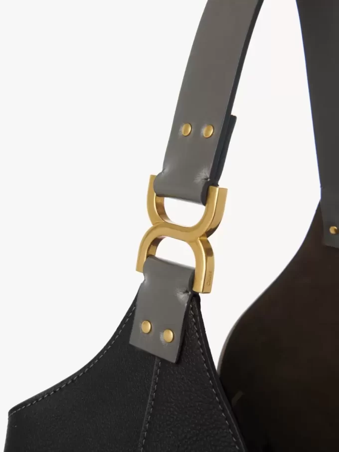 Sac hobo Marcie en cuir grainé