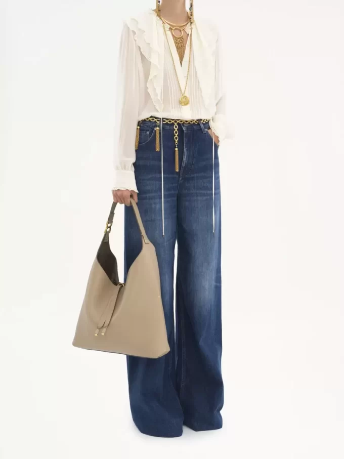 Sac hobo Marcie en cuir grainé