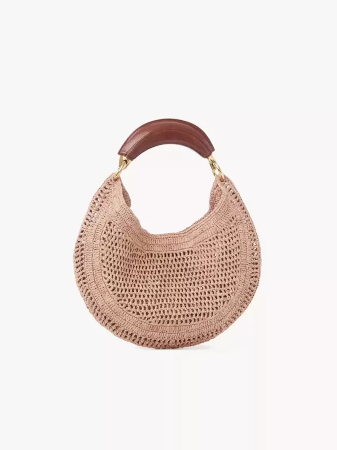 Sac hobo Summer Banana en raphia Sac hobo Summer Banana en raphia