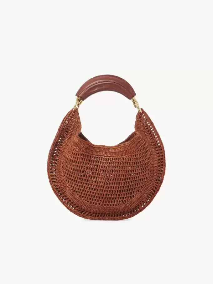 Sac hobo Summer Banana en raphia Sac hobo Summer Banana en raphia