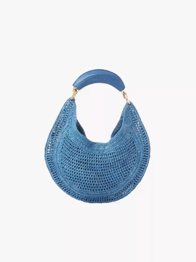 Sac hobo Summer Banana en raphia Sac hobo Summer Banana en raphia