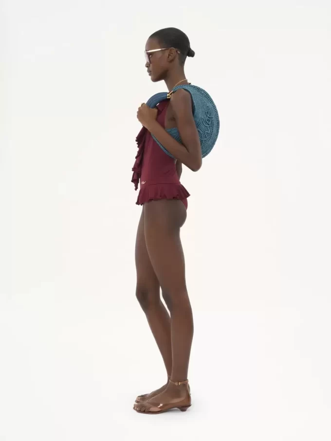 Sac hobo Summer Banana en raphia Sac hobo Summer Banana en raphia