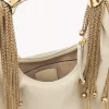 Sac hobo Twisted Shell en cuir brillant Sac hobo Twisted Shell en cuir brillant