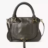 Sac Marcie en cuir brillant Sac Marcie en cuir brillant