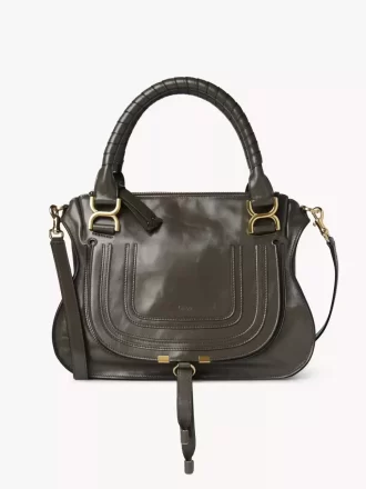 Sac Marcie en cuir brillant