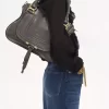 Sac Marcie en cuir brillant Sac Marcie en cuir brillant
