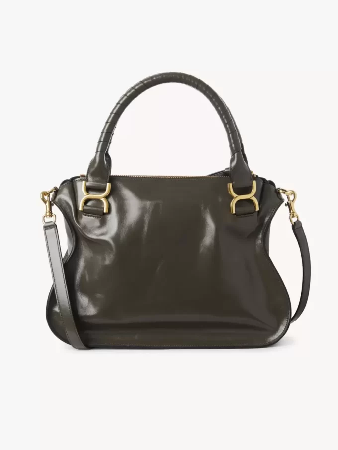Sac Marcie en cuir brillant Sac Marcie en cuir brillant