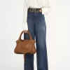 Sac Marcie en cuir brillant Sac Marcie en cuir brillant