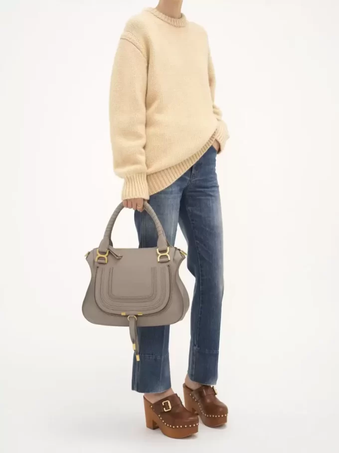 Sac Marcie en cuir grainé Sac Marcie en cuir grainé