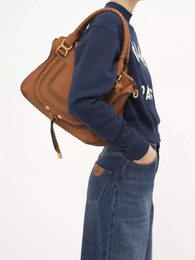 Sac Marcie en cuir grainé Sac Marcie en cuir grainé