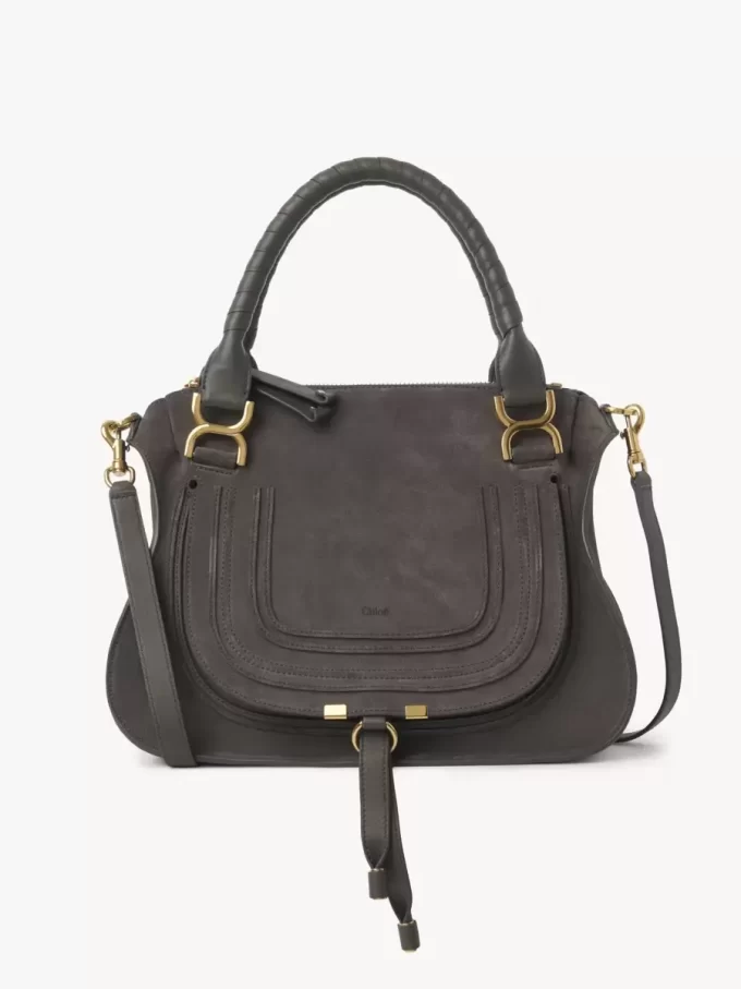 Sac Marcie en cuir suédé Sac Marcie en cuir suédé