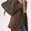 Sac Marcie en cuir suédé Sac Marcie en cuir suédé
