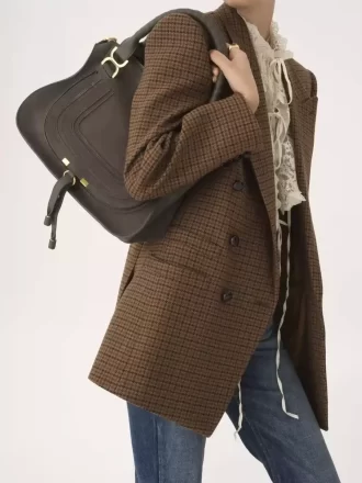 Sac Marcie en cuir suédé