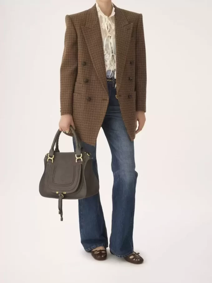 Sac Marcie en cuir suédé Sac Marcie en cuir suédé