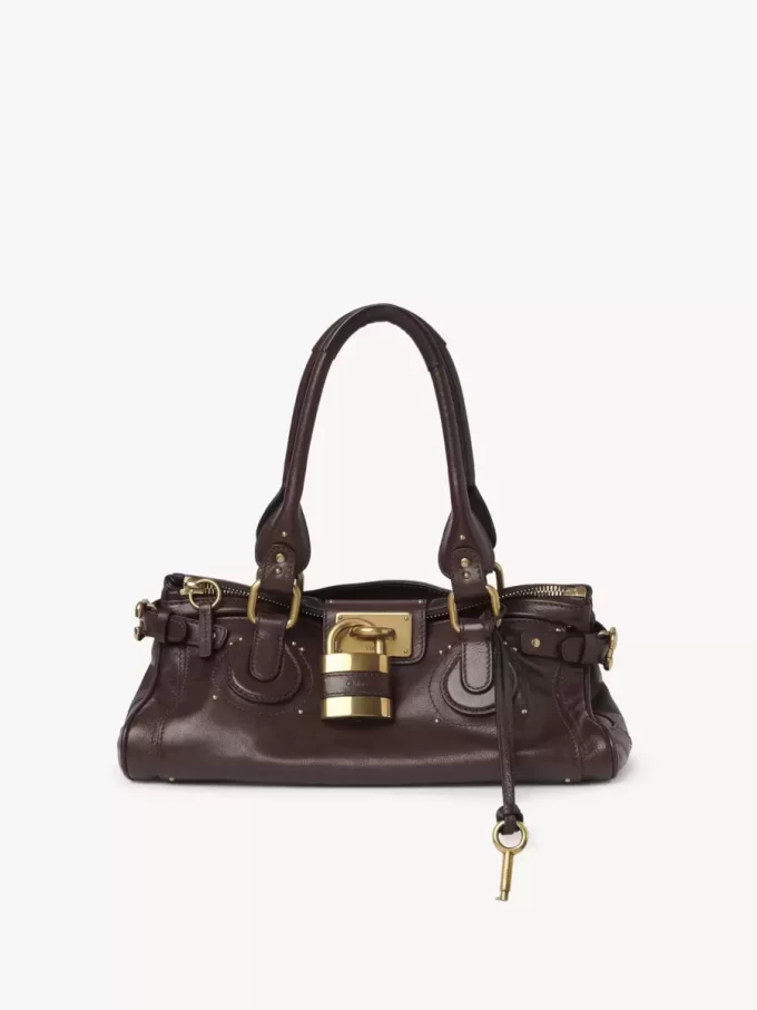 Sac Paddington en cuir grainé Sac Paddington en cuir grainé