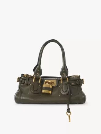 Sac Paddington en cuir grainé