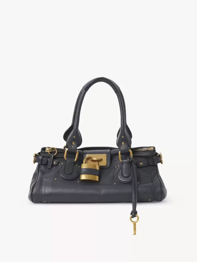 Sac Paddington en cuir grainé Sac Paddington en cuir grainé