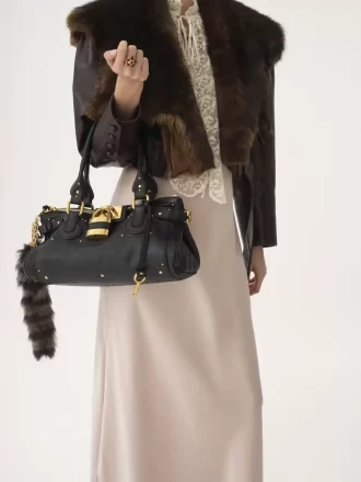 Sac Paddington en cuir grainé Sac Paddington en cuir grainé