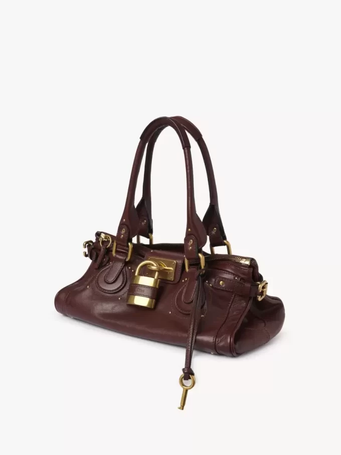 Sac Paddington en cuir grainé Sac Paddington en cuir grainé