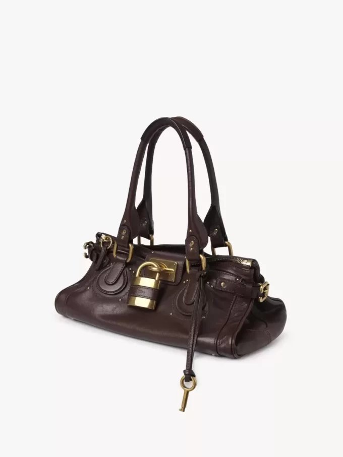 Sac Paddington en cuir grainé Sac Paddington en cuir grainé