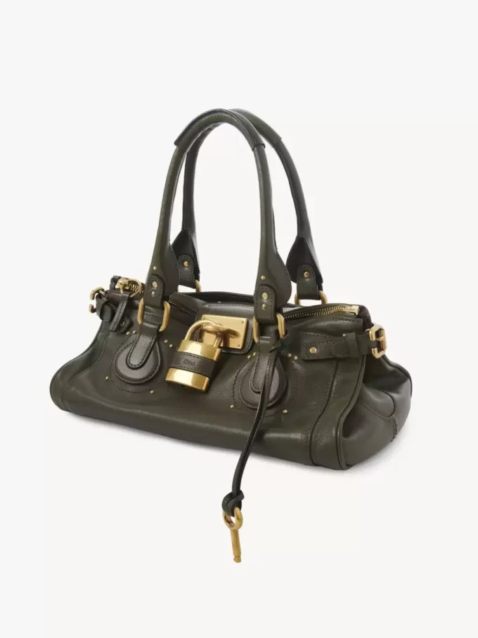 Sac Paddington en cuir grainé Sac Paddington en cuir grainé