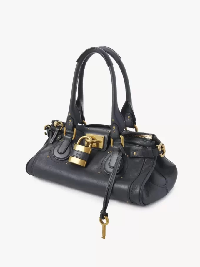 Sac Paddington en cuir grainé Sac Paddington en cuir grainé