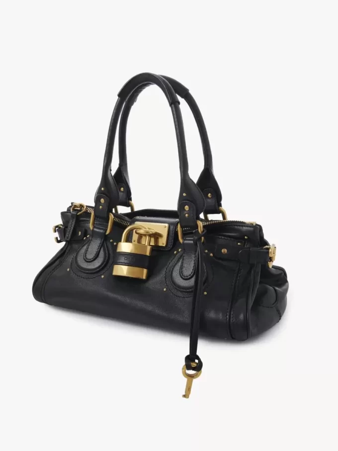 Sac Paddington en cuir grainé Sac Paddington en cuir grainé