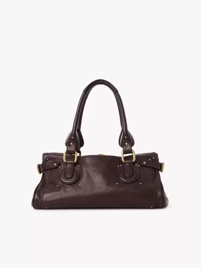 Sac Paddington en cuir grainé Sac Paddington en cuir grainé