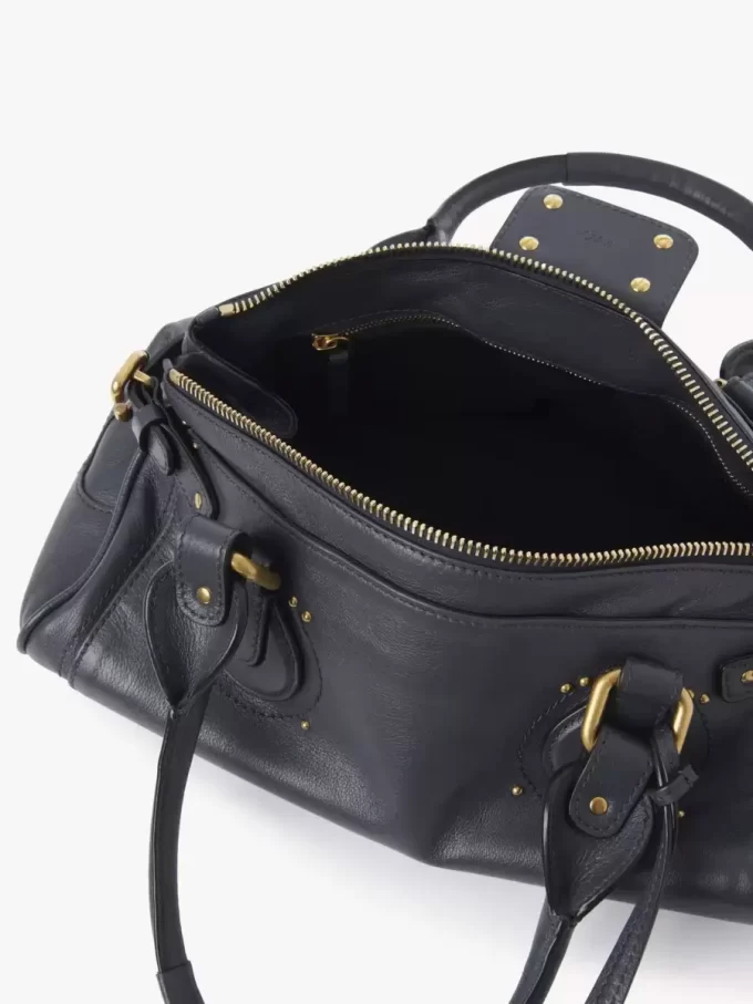 Sac Paddington en cuir grainé Sac Paddington en cuir grainé